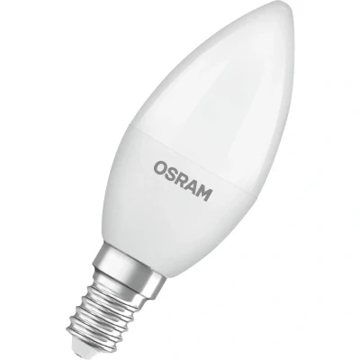 Image de OSRAM NATURE LOOP lampes LED écologiques en plastique recyclé, pack avantage de 3 lampes, remplace les ampoules 40W classiques, forme bougie,E14, blanc chaud(2700K),respectueux l’environnement