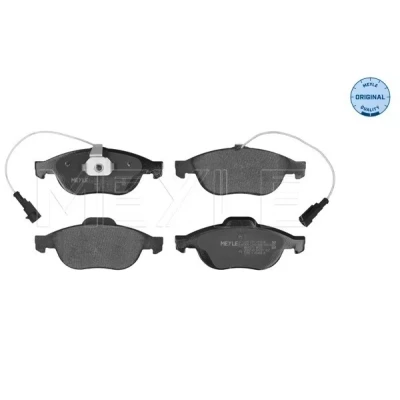 Image de MEYLE 025 231 4119/W Jeu de plaquettes frein ORIGINAL Quality Essieu avant contact signal d&#039;usure inclus avec tôle anti bruit ALFA ROMEO: 147