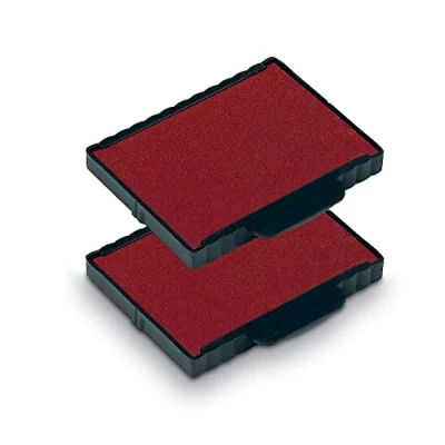 Image de TRODAT Lot de 2 Cassettes encreur rechange pour tampon 6/57C Rouge