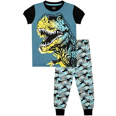 Image de Harry Bear Ensemble De Pyjamas Dinosaure Garçon Bien Ajusté Multicolore 8 9 Ans
