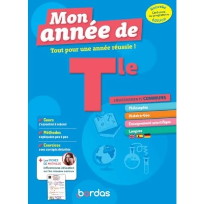 Image de Mon année de Tle Enseignements communs: Tout pour une réussie ! Livre d’occasion Bon