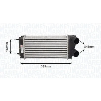 Image de MAGNETI MARELLI 351319205090 Intercooler CITROËN: C4 I Grand Picasso, 3/5 portes, Picasso 1, PEUGEOT: 307 Break