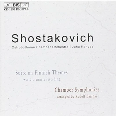 Image de CD DMITRI CHOSTAKOVITCH, JUHA KANGAS; O Chostakovitch: Suite sur Thème Finlandais BISCD1256 BIS 2002 Scandinave Classique Occasion