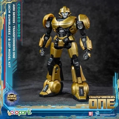 Image de YOLOPARK Bumblebee Transformer Jouet (B 127) Mode denté, 6,3 Pouces hautement articulé One Action Figurine, Modèle Kit pour 8 Ans et Plus