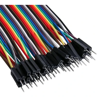 Image de CABLEPELADO Câble Dupont 40 broches pont Câbles pour cartes prototype Arduino Raspberry Pi Breadboard mâle à