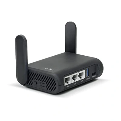 Image de GL.iNet GL A1300 (Slate Plus) Routeur de Voyage VPN sans Fil Portail Wi FI et captif l&#039;hôtel, Connexion téléphonique, prolongateur, Point d&#039;évaluation, Format Poche, Open Source, NAS