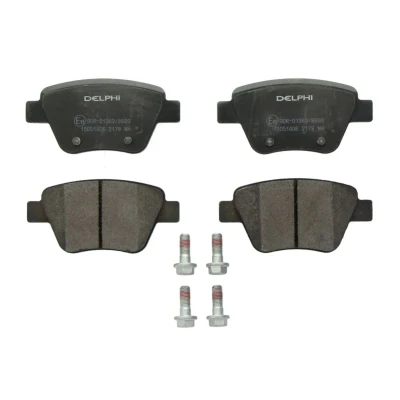 Image de DELPHI LP2178 Jeu de plaquettes frein non préparé pour indicateur d&#039;usure avec tôle anti bruit accessoires VOLKSWAGEN: GOLF 6, Touran I