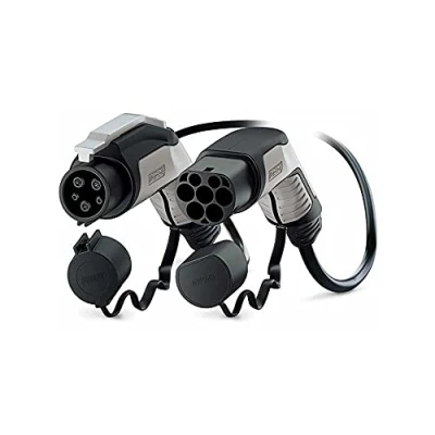 Image de Câble de charge pour VE Wallbox, Type 2 vers 1 longueur 5 m, Mode 3, protection IP44, CA monophasé