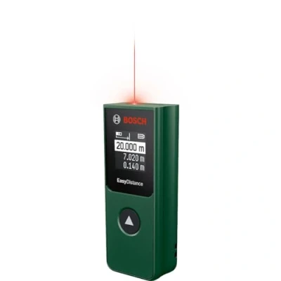 Image de Bosch Télémètre laser EasyDistance 20 (mesure facile et précise jusqu&#039;à m, format de poche, commande à un bouton, dans une boîte en carton e commerce)