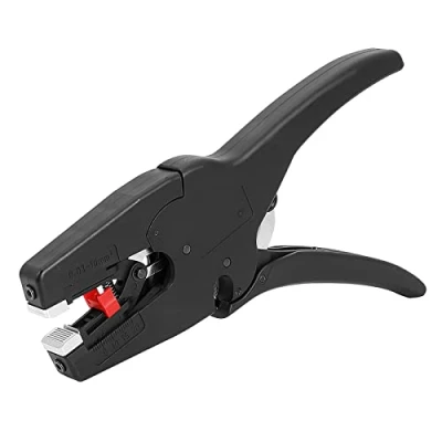Image de pince à dénuder automatique, coupe câble multifonction, 2 en 1, dénuder, 0,03 10 mm², noire