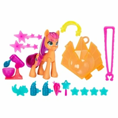 Image de My Little Pony Découvrez Votre Poney Scintillant Magique Sunny Starscout, 7,5 cm Hoof to Heart Pony, à partir de 5, F5250, Multi