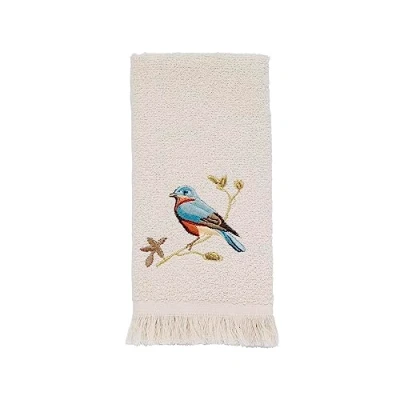 Image de Avanti Linens Serviette du Bout des Doigts, Coton Doux et Absorbant (Collection Oiseaux dorés)
