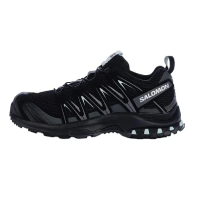Image de Salomon XA Pro 3D Chaussures de trail et randonnée pour Femme, Stabilité, Accroche, Protection longue durée, Black, 40