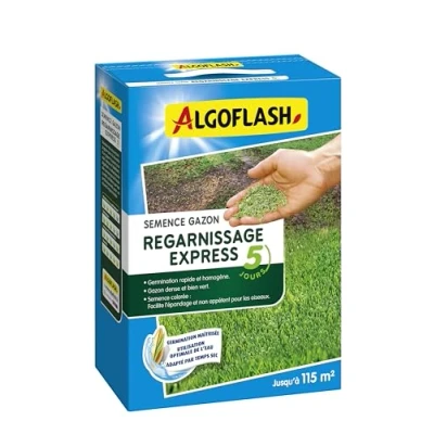 Image de Algoflash Semence Gazon Regarnissage Express 5 jours 2,5 Kg