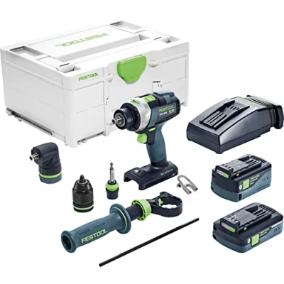 Image de Festool Perceuse visseuse à percussion sans fil QUADRIVE TPC 18/4 5,2/4,0 I Set