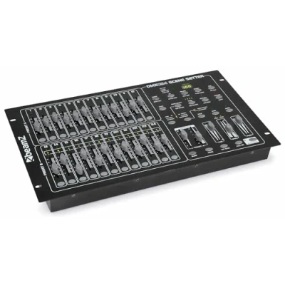 Image de Contrôleur DMX BEAMZ DMX24 24 canaux 48 programmes Microphone intégré