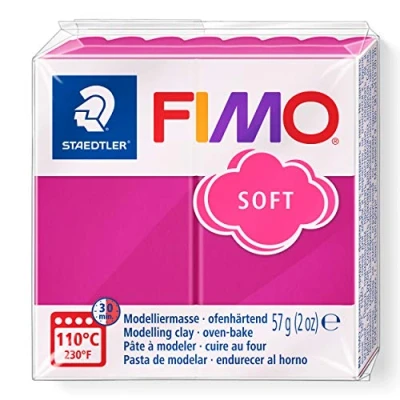 Image de Staedtler Fimo Soft Pain Pâte à Modeler 57 g Framboise