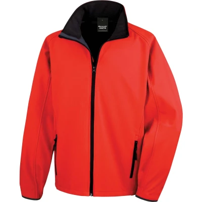 Image de Result R231m Veste Imprimable en Softshell XXL Rouge/Noir