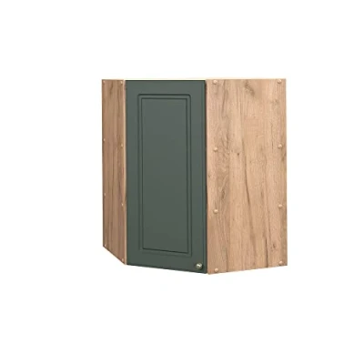 Image de Vicco elément Haut de Cuisine Fame Line, Vert Or Campagne/Chêne Force doré, 57 cm