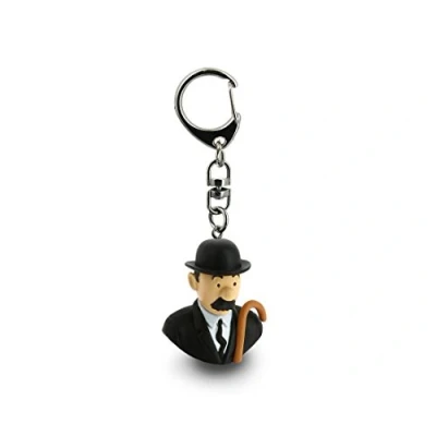 Image de Moulinsart Porte clés buste de Tintin Dupont 4cm 42317 (2017)