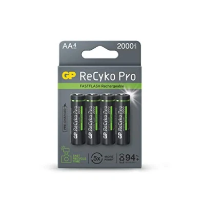 Image de 1x4 GP ReCyko Pro NiMH Batterie Photo AA/Mignon 2000mAh