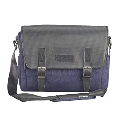 Image de Sacoche pour appareil photo Cullmann Bristol Maxima 333+ en style messager avec compartiment tablettes, couleur bleu foncé