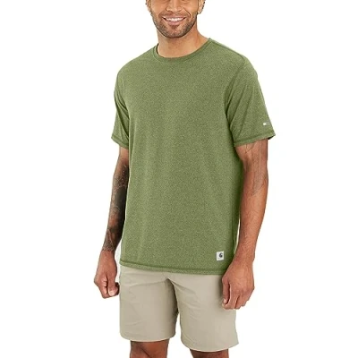Image de Carhartt Lwd Kurzarm t Shirt mit Lockerer Passform, Ciboulette chinée, XXL Hommes