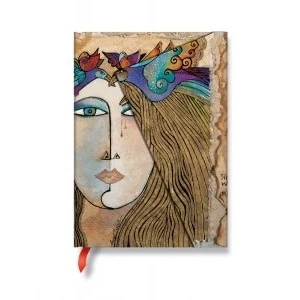 Image de Paperblanks Laurel Burch Esprit de Femme PB392 3 Carnet note Ligné Midi Multicolore