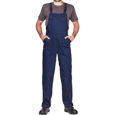 Image de Salopettes de travail pour hommes,bleu. un produit avec rapport exceptionnel prix/qualité Bleu Fonce Taille S