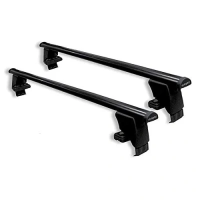 Image de Barres de toit Farad BS + IRON2 compatibles avec VW ID.3 à partir 2020 (5 portes) en acier pour voiture sans rails