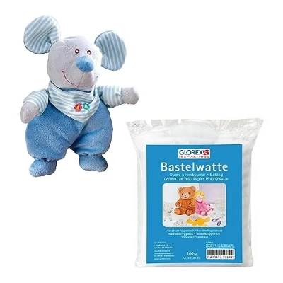 Image de Glorex Animal Kit Complet de Doudou à remplir soi même, 04633 1K, Multicolore