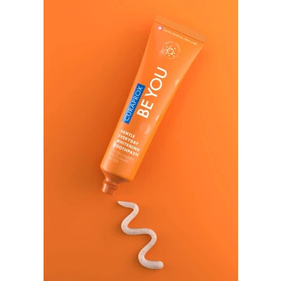 Image de Curaprox BE YOU, Peach + Apricot Toothpaste Soin dentaire, Taille: 60 ml, Orange