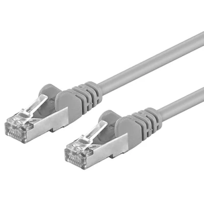 Image de PremiumCord Câble Patch, CAT6a, S/FTP, PIMF, LSOH, Ethernet, LAN, Rapide, Flexible et Durable RJ45 10Gbit/s Câble, AWG 26/7, en Cuivre 100% CU, Gris, 10m
