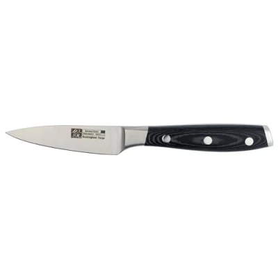Image de Rockingham Forge 9100 Series Couteau d&#039;office Lame en Acier Inoxydable, poignée Micarta, 8,9 cm