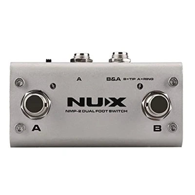 Image de NUX NMP 2 Contrôleur à pédale double pour effets et amplificateurs de guitare, 9 Vdc, 200 g