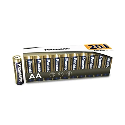 Image de Panasonic Batteries Everyday Power Batterie Alcaline AA 20er Pack