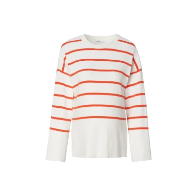 Image de Noppies Pullover, Femme, Taille: Small, Tango red stripe
