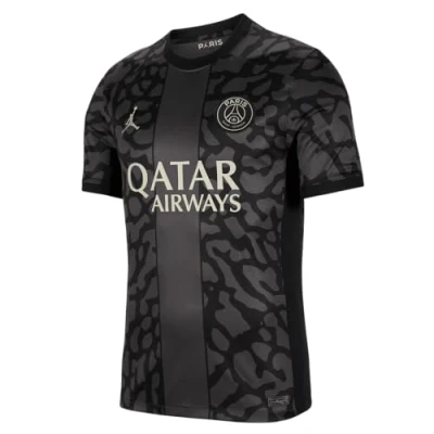 Image de Nike Performance Paris ST Germain Stadium SS 3RD Maillot de foot, Homme, Taille: XS, Grauschwarz