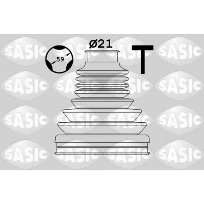 Image de Jeu de joints soufflets, arbre commande SASIC 1906127