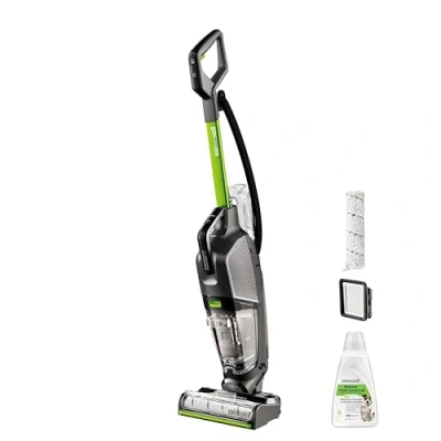 Image de BISSELL CrossWave HydroSteam PET Aspirateur Eau et Poussière Laveur Multi Surfaces Aspire, Lave Sèche Idéal pour Animaux avec Fil Inclus Solution 76dB 3517N