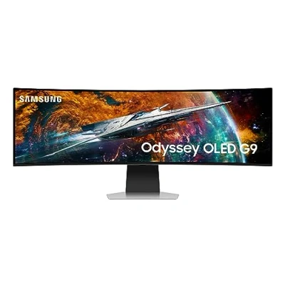 Image de Ecran 49&#039;&#039; Samsung Gaming Odyssey OLED G95SC 240Hz SMART 5120x1440 0,1ms incurvé 1800R 250cd/m2 USB C réglable haut inclinaison Pivot Neuf