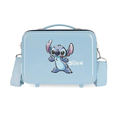 Image de Disney Stitch Naughty make a face Trousse de Toilette Adaptable Bleu 29x21x15 cms ABS Rigide 9.14L 0.8 kgs
