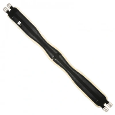 Image de Horse Guard Sangle de selle avec mouton HG Noir/Naturel