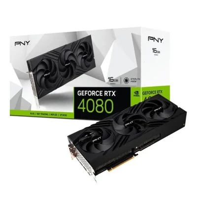 Image de PNY VCG408016TFXPB1 carte graphique NVIDIA GeForce RTX 4080 16 Go GDDR6X Neuf
