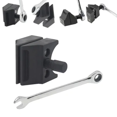 Image de Car Suspension Split Hub Steering Knuckle Spreader, Strut Spreader Tool, Universal for Most Vehicle Brand and Model(1,With Wrench)
