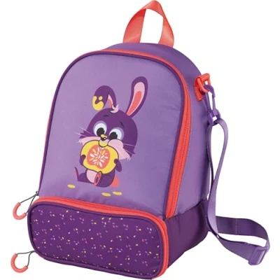 Image de Maped Picnik Sac Repas Isotherme Lapin Violet Fluo 2 Compartiments Bandoulière Amovible Utilisable en à Dos Elastique Intérieur pour maintien Gourde