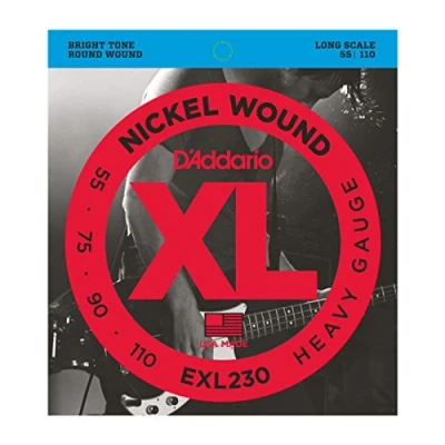 Image de D&#039;Addario Cordes Basse Bass Strings EXL230 Heavy, 55 110 Échelle Longue