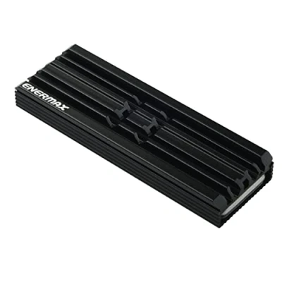 Image de ENERMAX ESC001 Dissipateur thermique rouge pour SSD M.2 2280 à simple et double face aluminium, heatsink compatible PS5