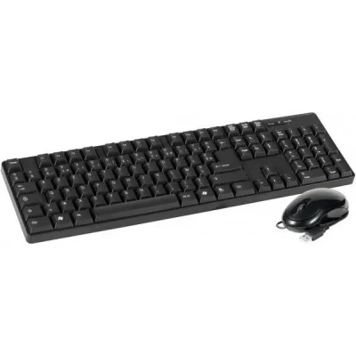 Image de Dacomex 225110 clavier Souris incluse USB AZERTY Français Noir Neuf