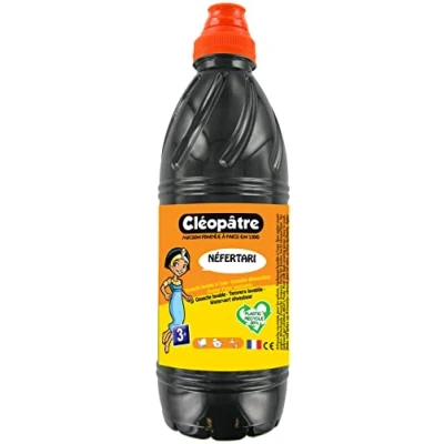 Image de CLEOPATRE PGBB1 2 Peinture Gouache Néfertari Noir Flacon 1 L